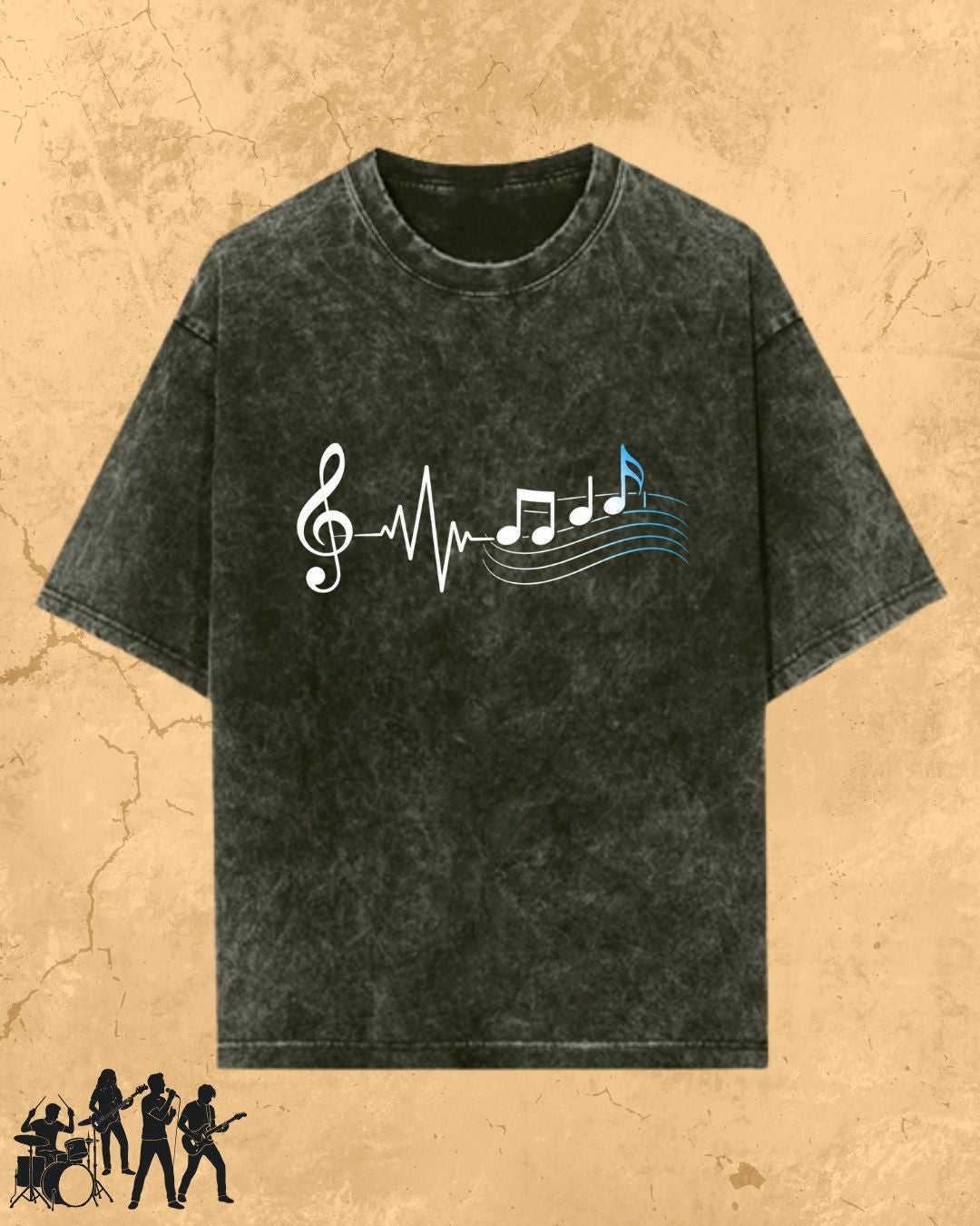 Minimal Music Vibe Cotton Tshirt Swiftsoul 
