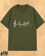 Minimal Music Vibe Cotton Tshirt Swiftsoul 