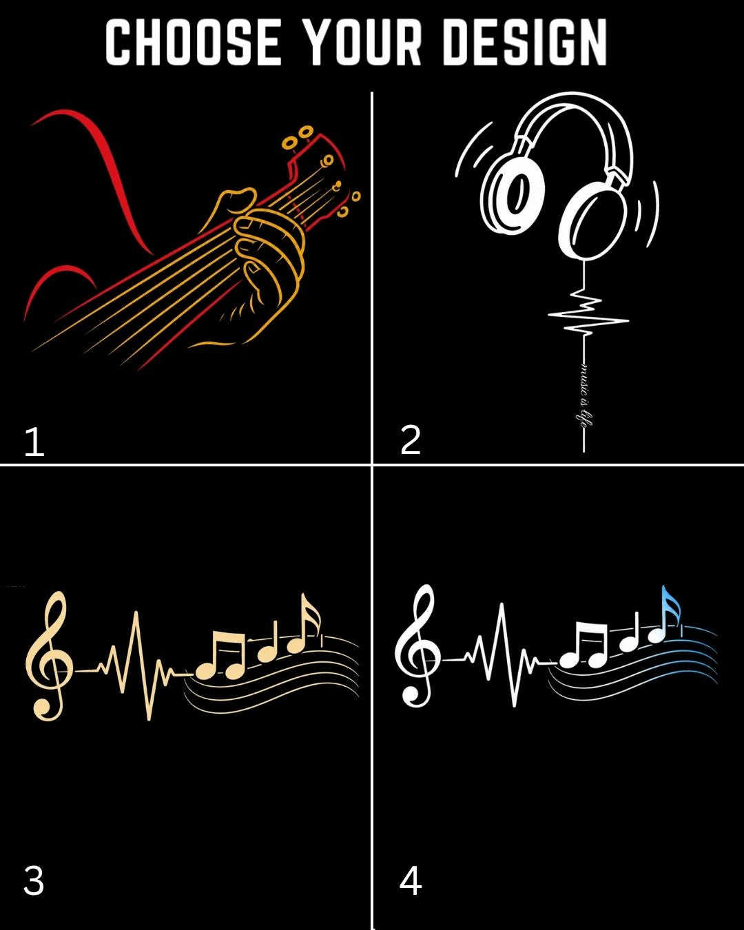 Minimal Music Vibe Cotton Tshirt Swiftsoul 