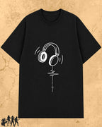 Minimal Music Vibe Cotton Tshirt Swiftsoul 