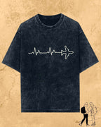 Minimalist Wanderline Travel Cotton Tshirt Billien LLC 