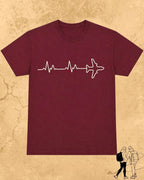 Minimalist Wanderline Travel Cotton Tshirt Billien LLC 