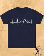 Minimalist Wanderline Travel Cotton Tshirt Billien LLC 