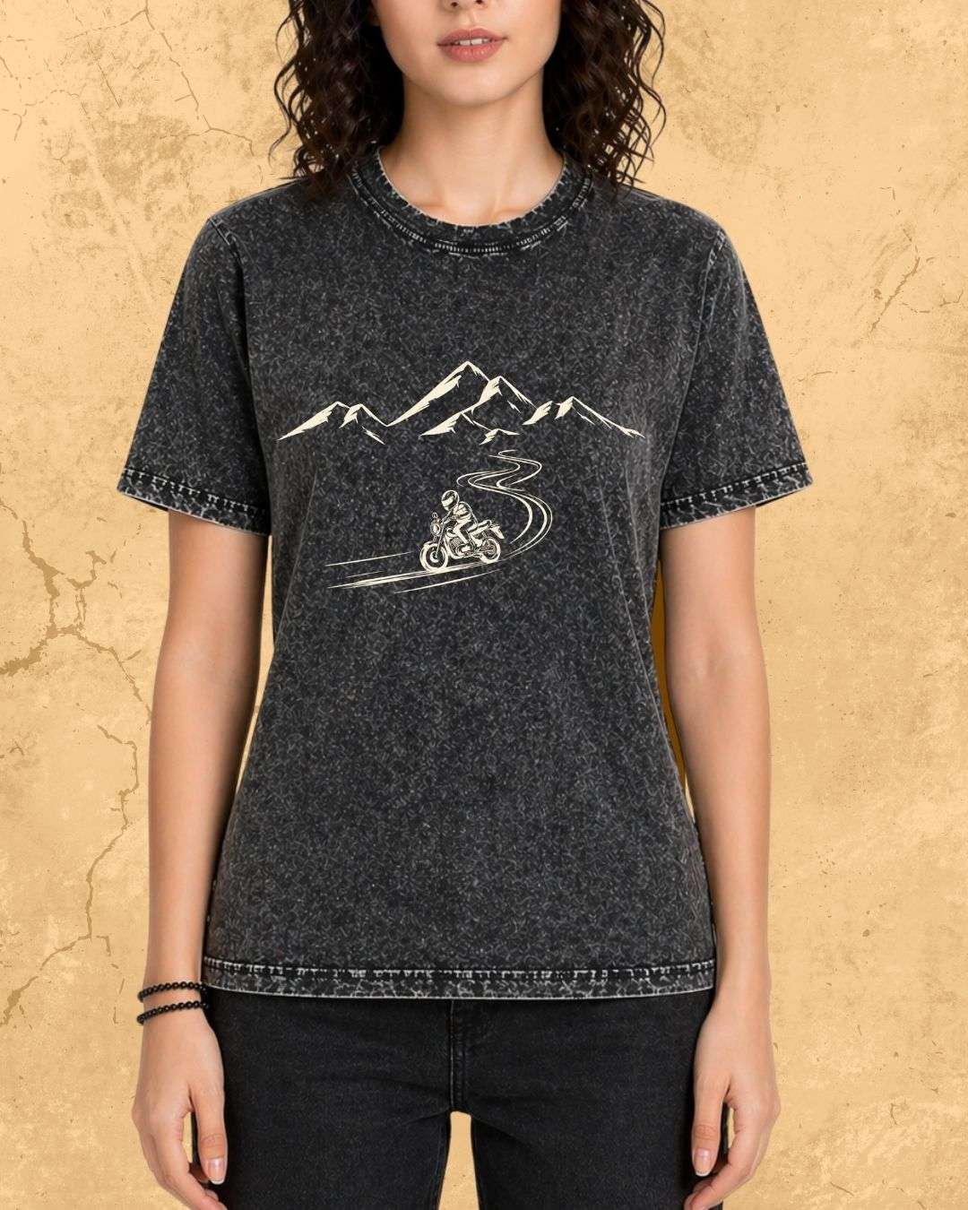 Minimalist Wanderline Travel Cotton Tshirt Swiftsoul 