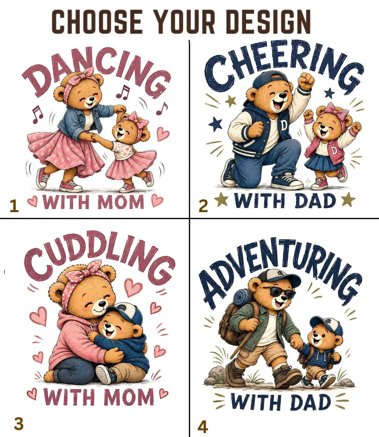 Mom - Dad Comforting Kid Co-ord Set Swiftsoul