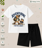 Mom - Dad Comforting Kid Co-ord Set Swiftsoul