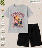 Mom - Dad Comforting Kid Co-ord Set Swiftsoul
