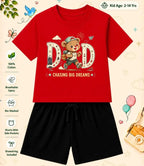 Mom - Dad Devoted Kid Co-ord Set Swiftsoul