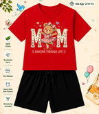 Mom - Dad Devoted Kid Co-ord Set Swiftsoul