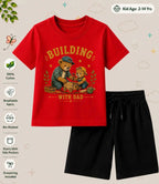 Mom - Dad Encouraging Kid Co-ord Set Swiftsoul