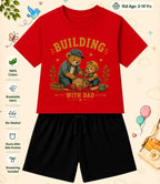 Mom - Dad Encouraging Kid Co-ord Set Swiftsoul