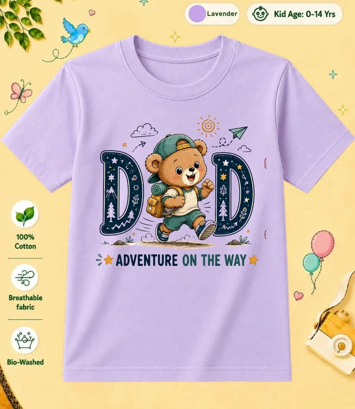 Mom & Dad's Favorite kids Cotton Tee Swiftsoul