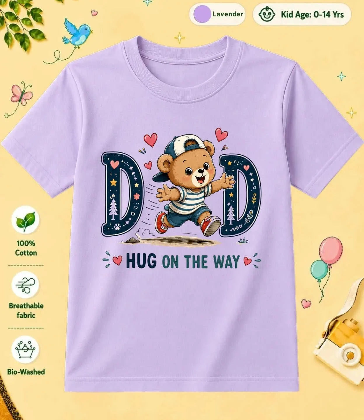 Mom & Dad's Favorite kids Cotton Tee Swiftsoul