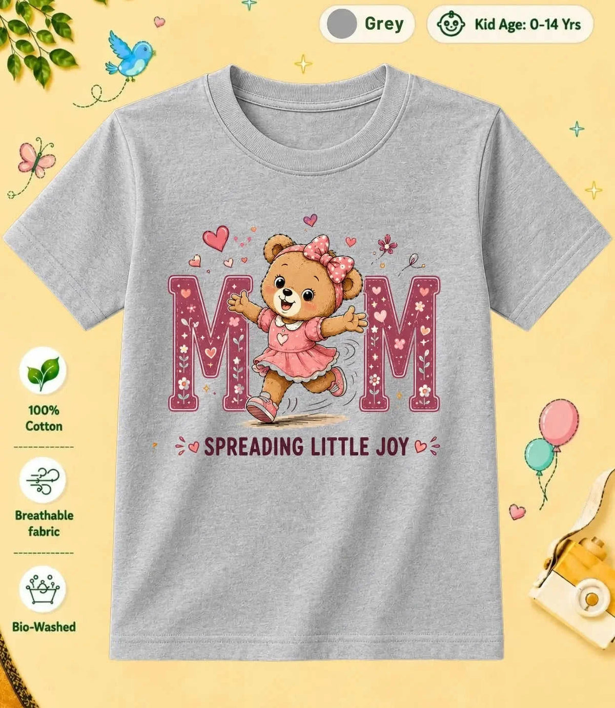 Mom & Dad's Favorite kids Cotton Tee Swiftsoul