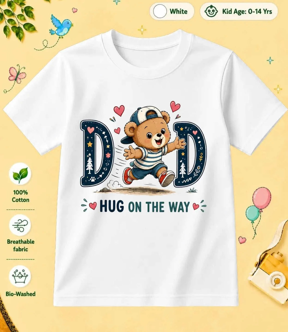 Mom & Dad's Favorite kids Cotton Tee Swiftsoul