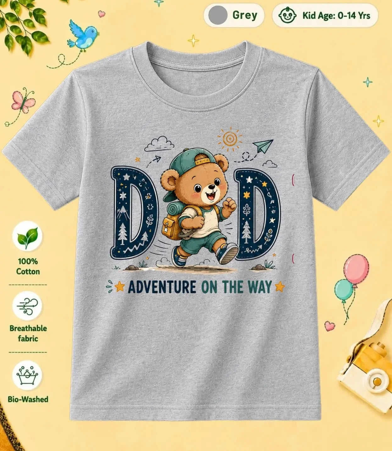 Mom & Dad's Favorite kids Cotton Tee Swiftsoul