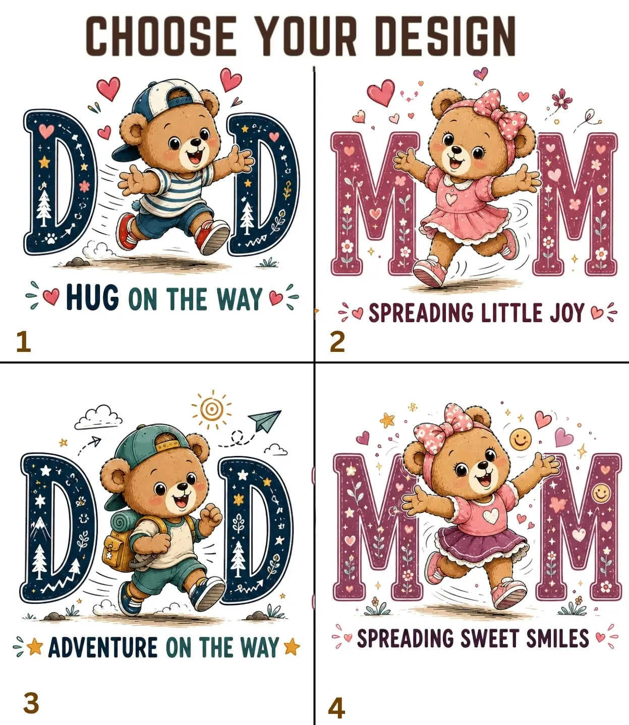 Mom & Dad's Favorite kids Cotton Tee Swiftsoul
