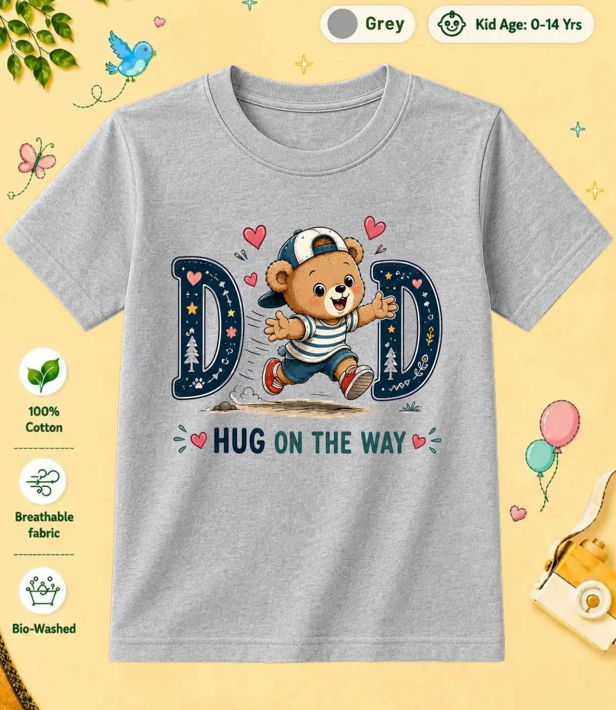 Mom & Dad's Favorite kids Cotton Tee Swiftsoul
