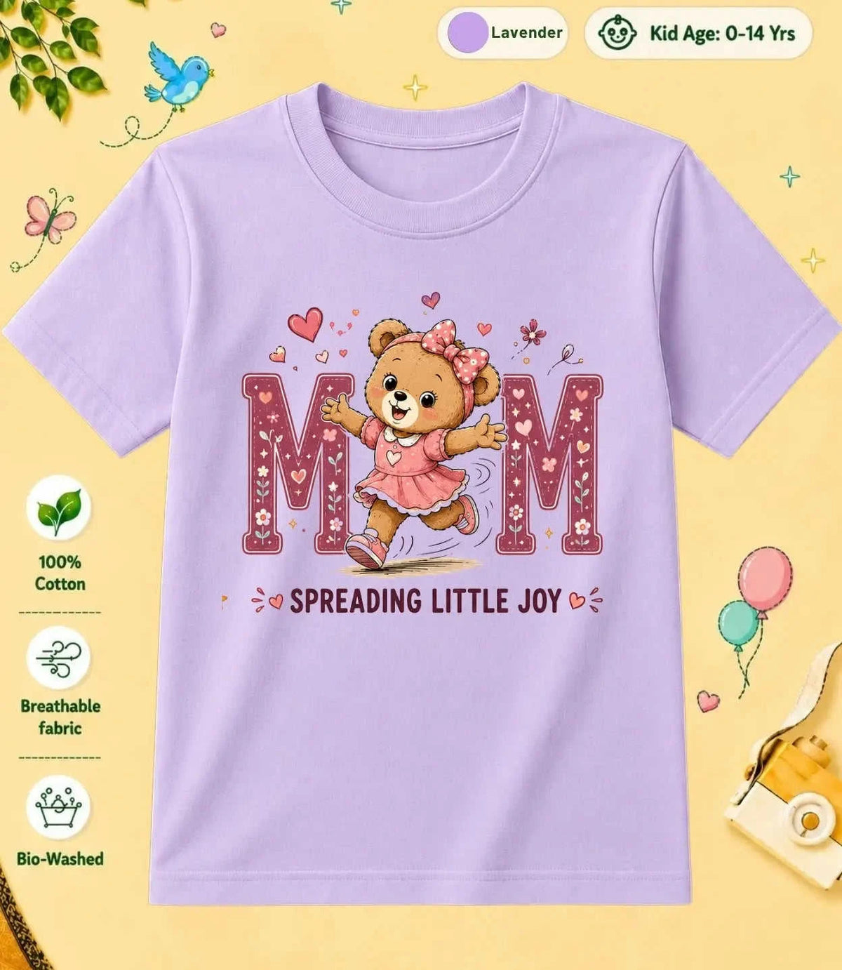 Mom & Dad's Favorite kids Cotton Tee Swiftsoul