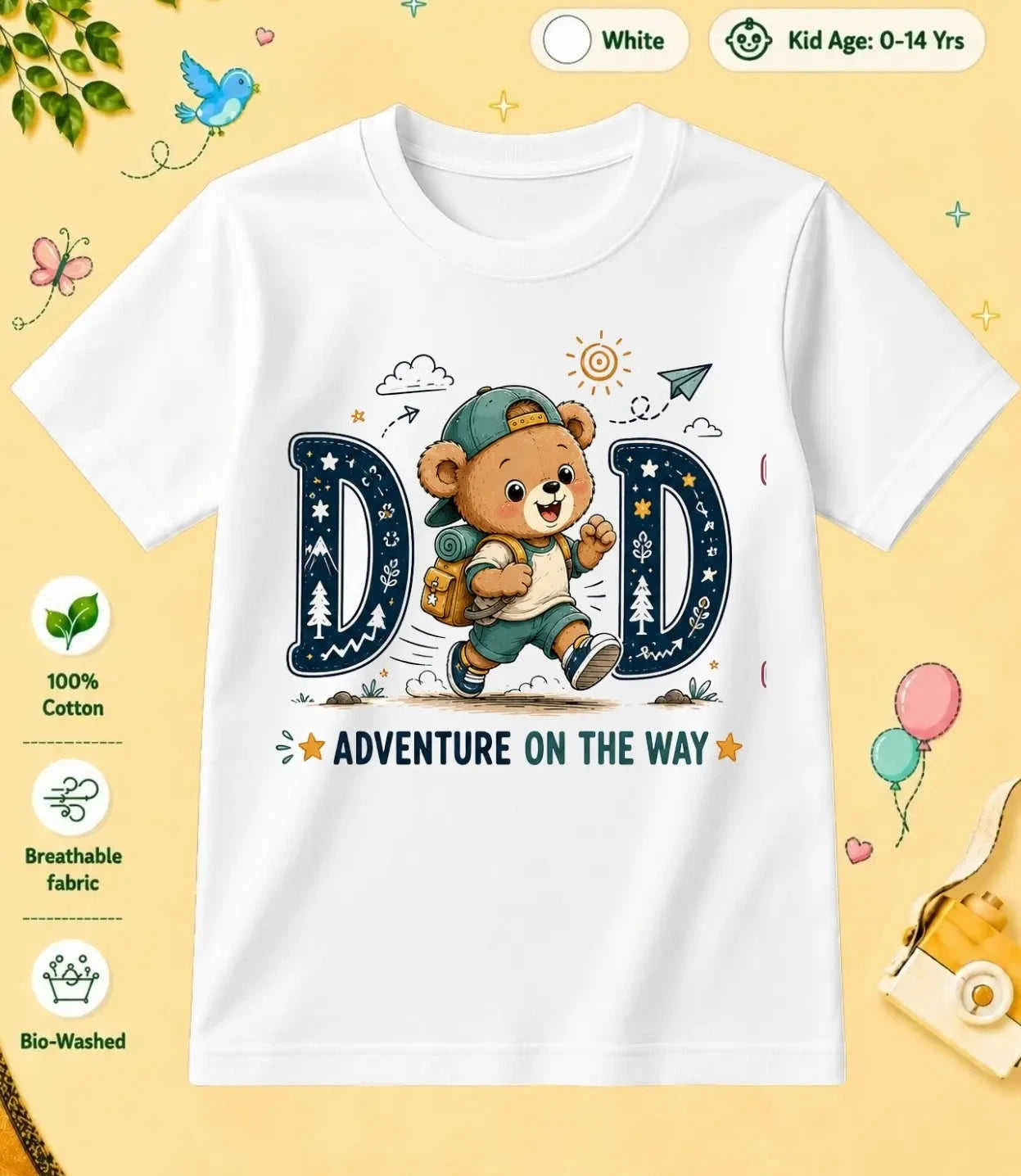 Mom & Dad's Favorite kids Cotton Tee Swiftsoul