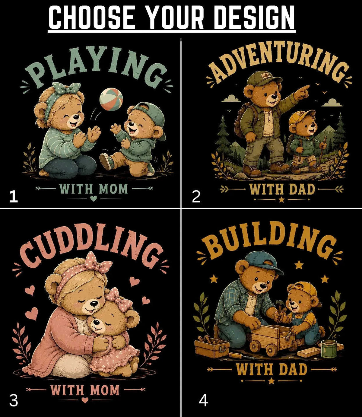 Mom & Dad's Little Champ Kid Cotton Tee (Copy) Swiftsoul