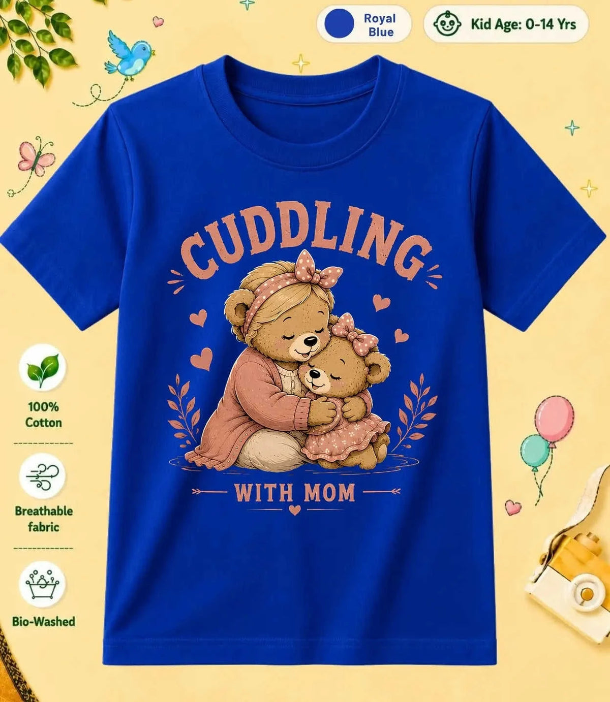 Mom & Dad's Little Champ Kid Cotton Tee Swiftsoul