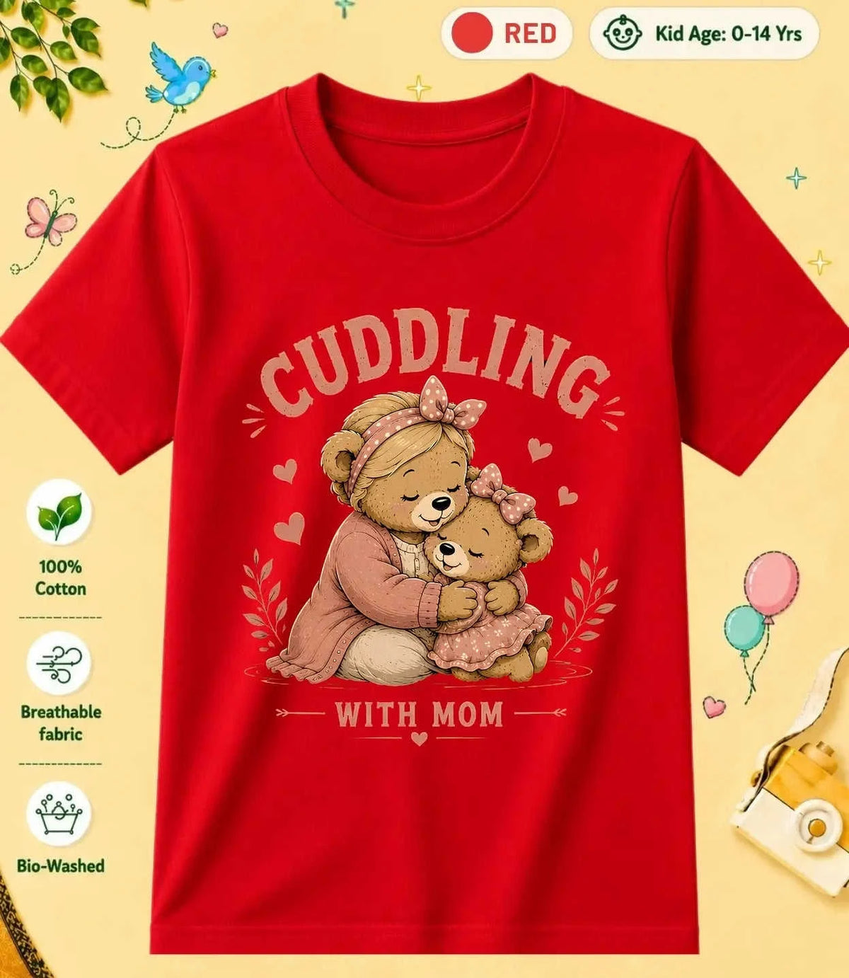Mom & Dad's Little Champ Kid Cotton Tee Swiftsoul