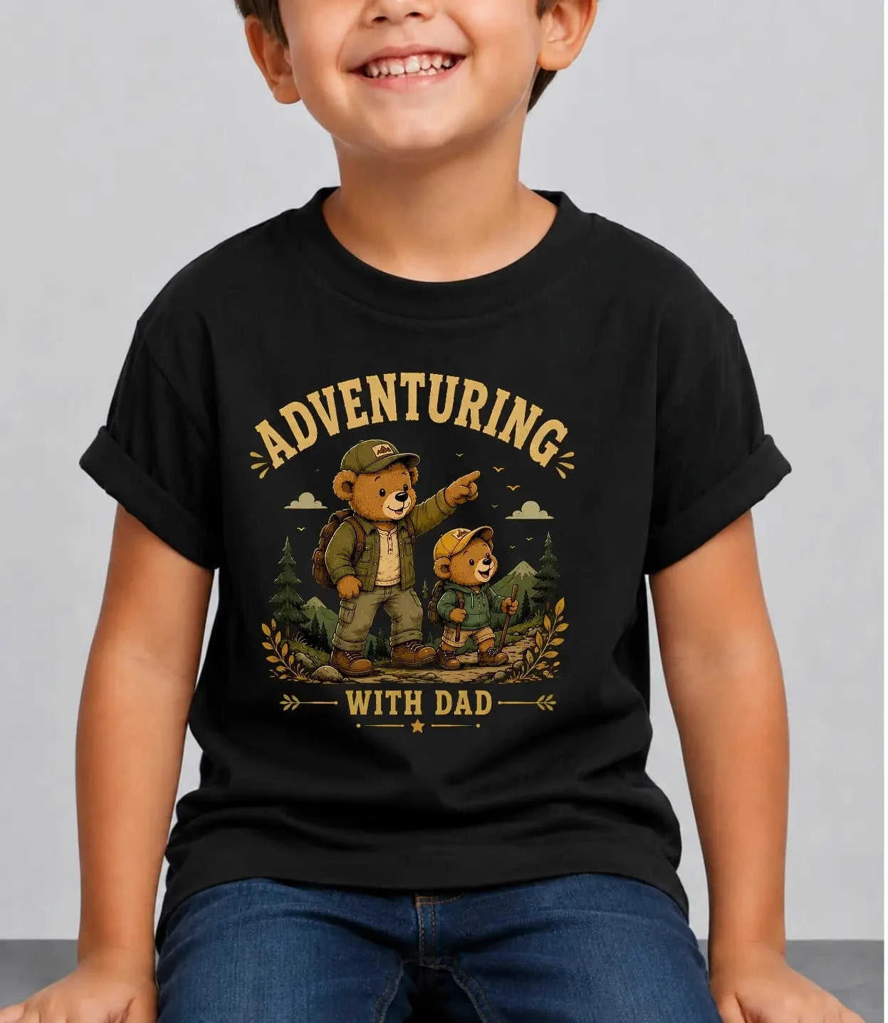 Mom & Dad's Little Champ Kid Cotton Tee Swiftsoul