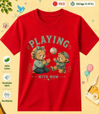 Mom & Dad's Little Champ Kid Cotton Tee Swiftsoul