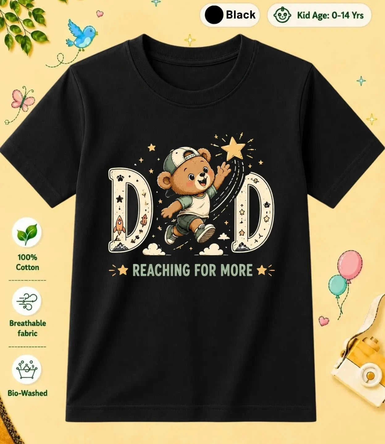 Mom & Dad's Sunshine Kid Cotton Tee Swiftsoul
