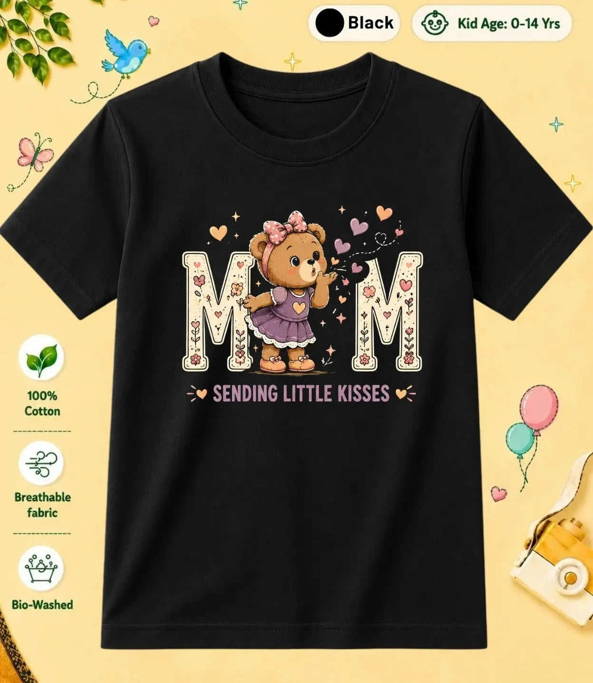 Mom & Dad's Sunshine Kid Cotton Tee Swiftsoul