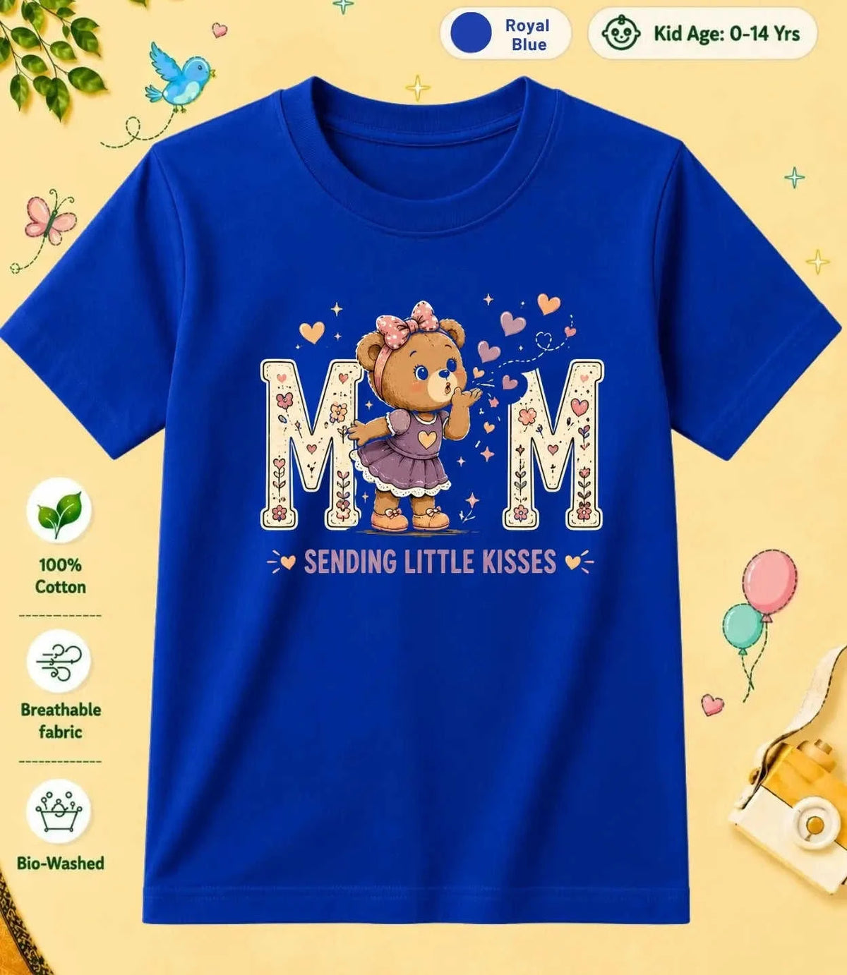 Mom & Dad's Sunshine Kid Cotton Tee Swiftsoul