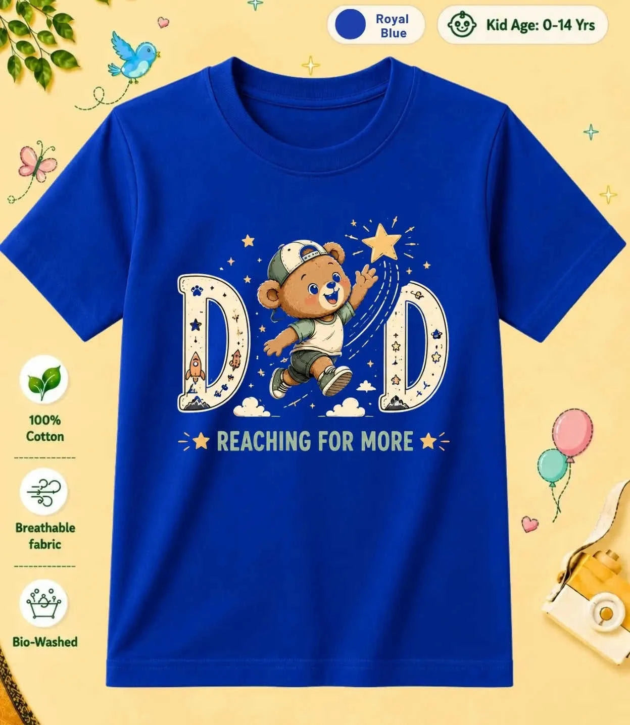 Mom & Dad's Sunshine Kid Cotton Tee Swiftsoul