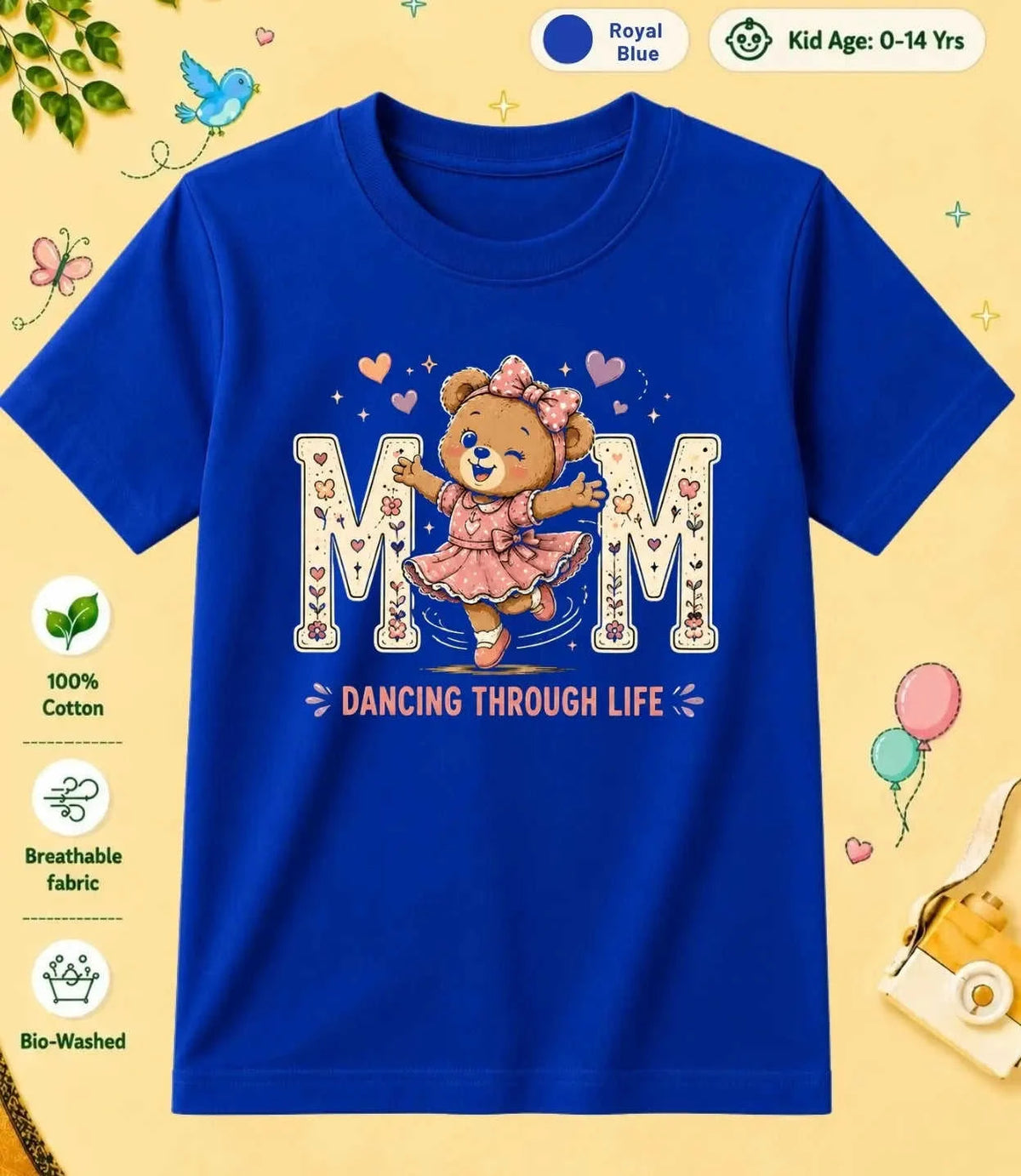 Mom & Dad's Sunshine Kid Cotton Tee Swiftsoul