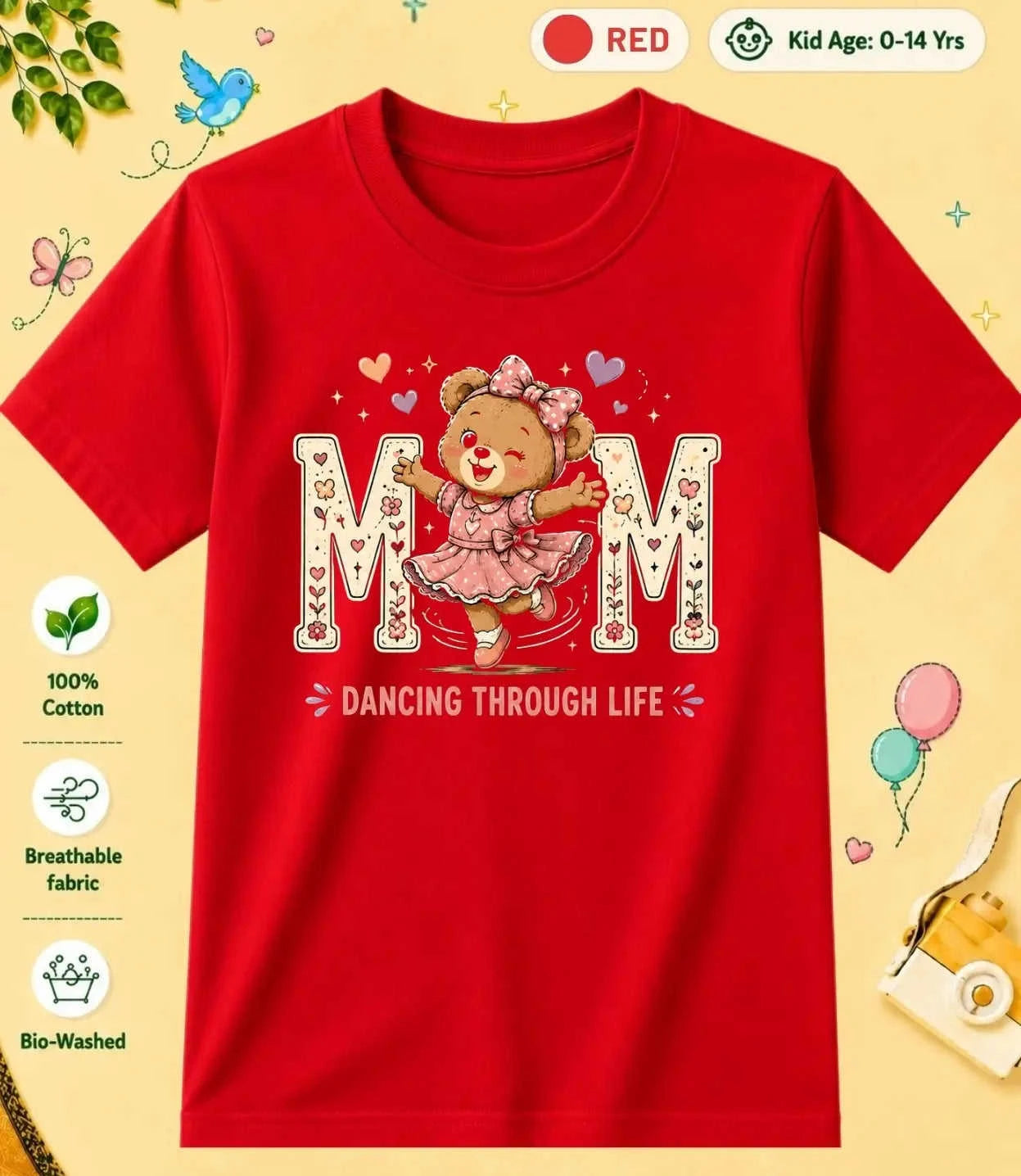 Mom & Dad's Sunshine Kid Cotton Tee Swiftsoul