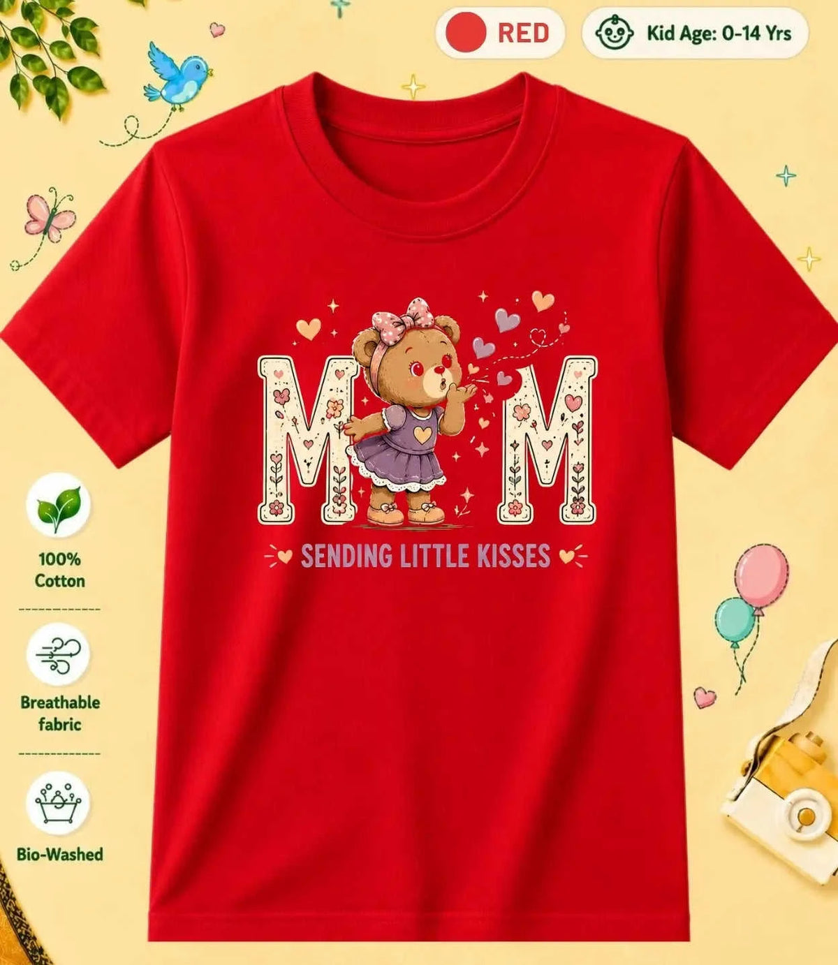 Mom & Dad's Sunshine Kid Cotton Tee Swiftsoul