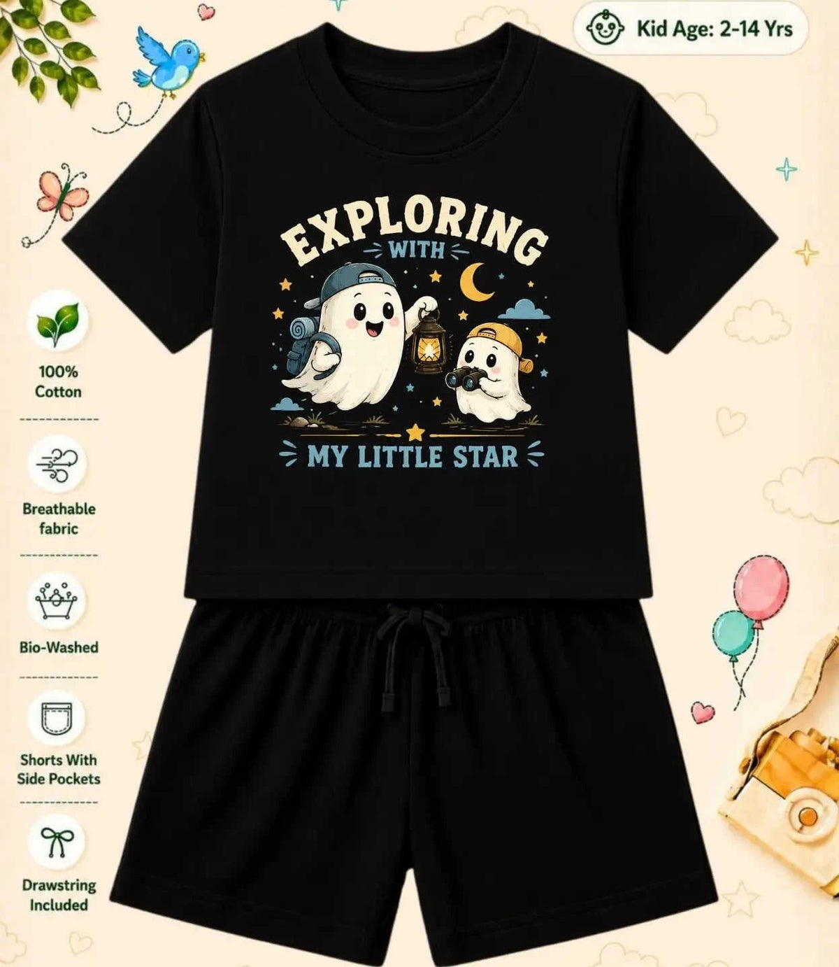 Mom - Dad Supportive Kid Co-ord Set Swiftsoul