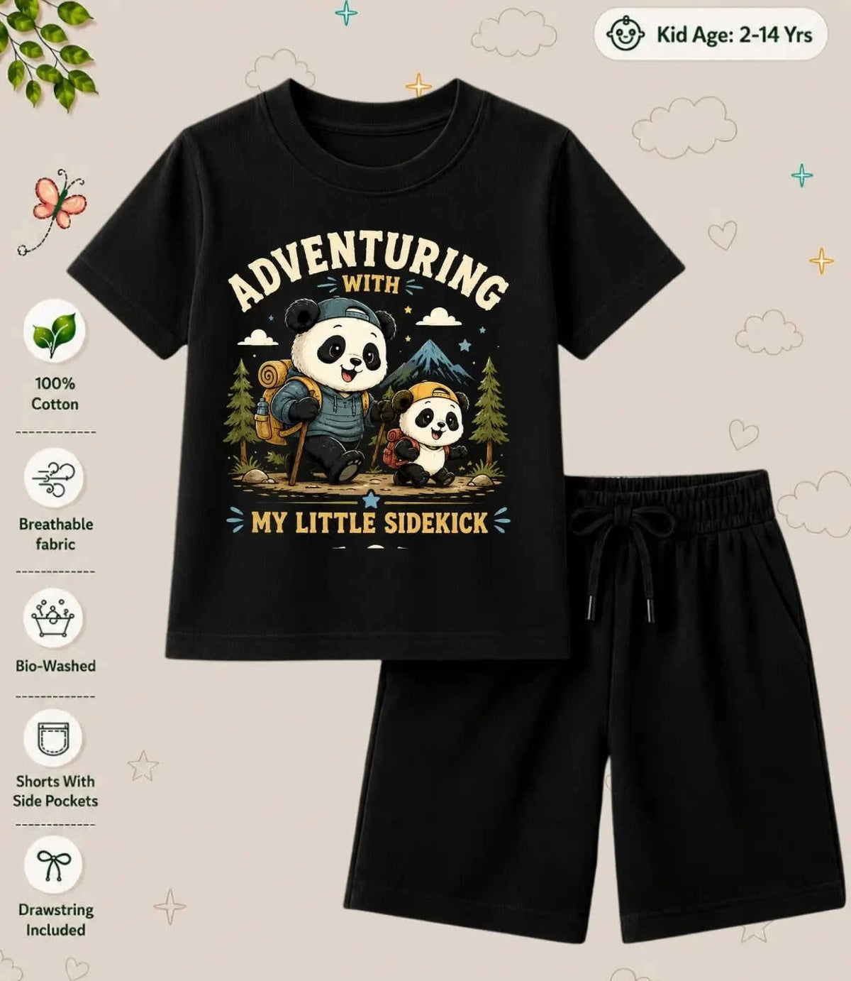 Mom - Dad Supportive Kid Co-ord Set Swiftsoul