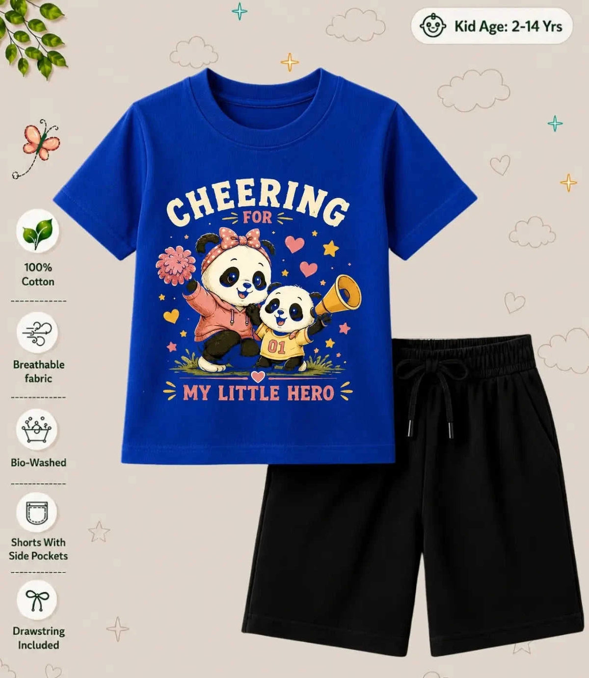 Mom - Dad Supportive Kid Co-ord Set Swiftsoul
