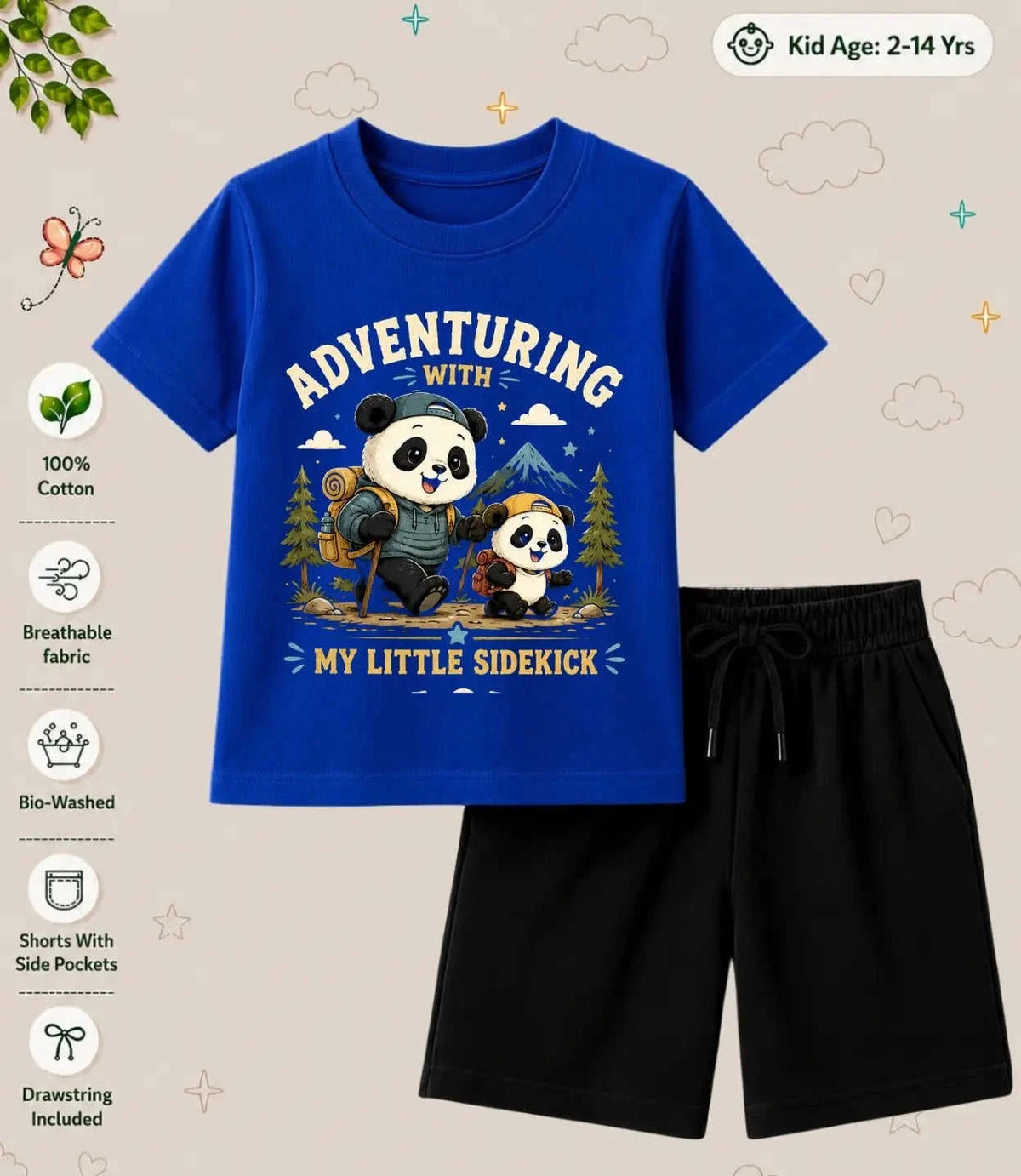 Mom - Dad Supportive Kid Co-ord Set Swiftsoul
