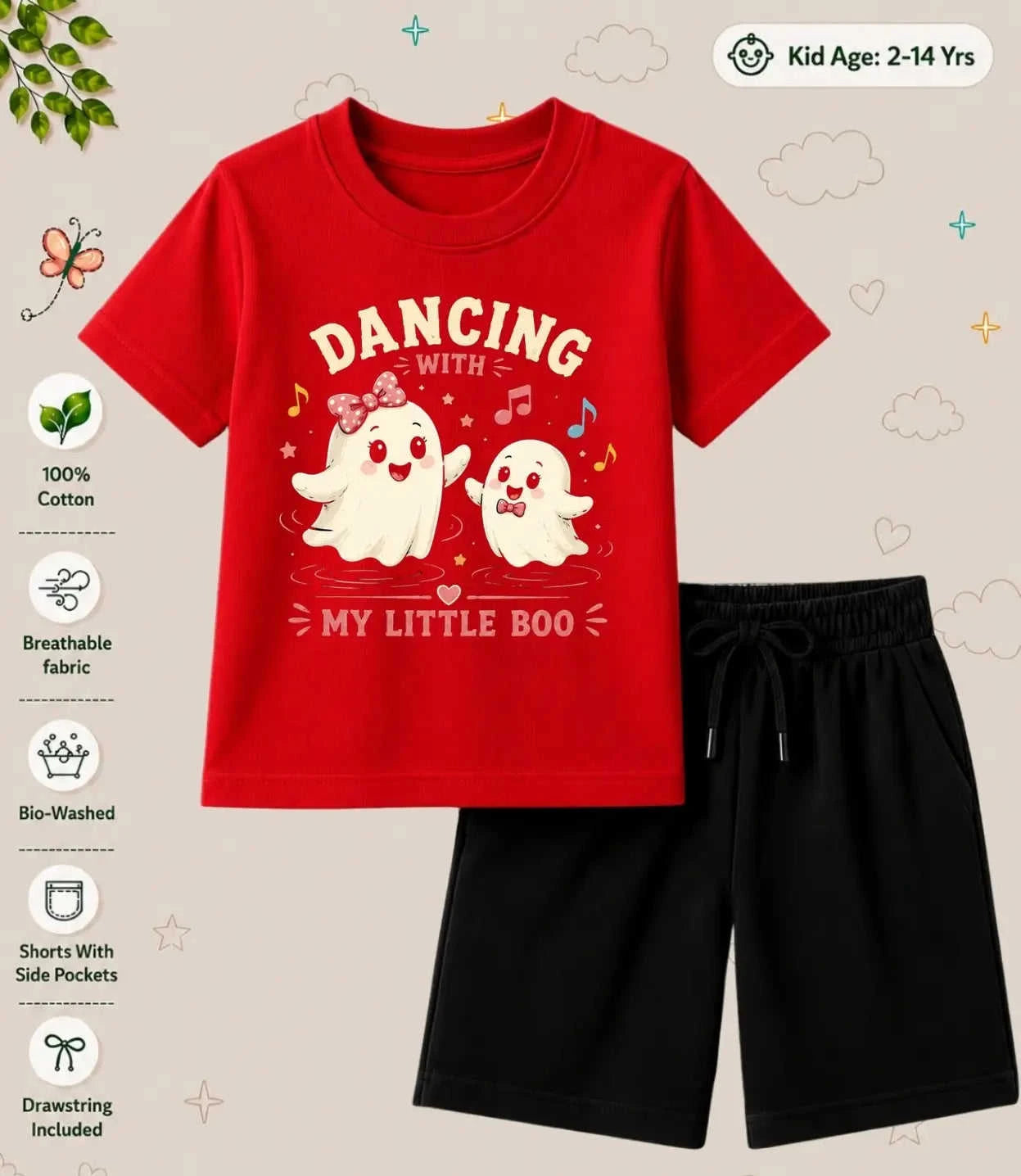 Mom - Dad Supportive Kid Co-ord Set Swiftsoul