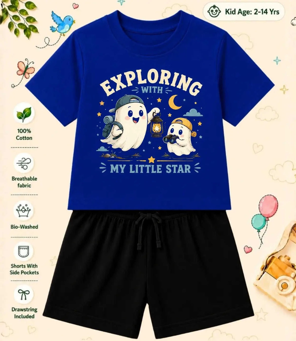 Mom - Dad Supportive Kid Co-ord Set Swiftsoul