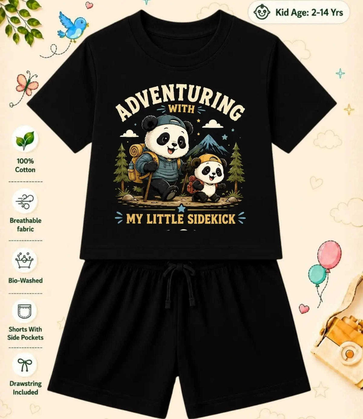 Mom - Dad Supportive Kid Co-ord Set Swiftsoul