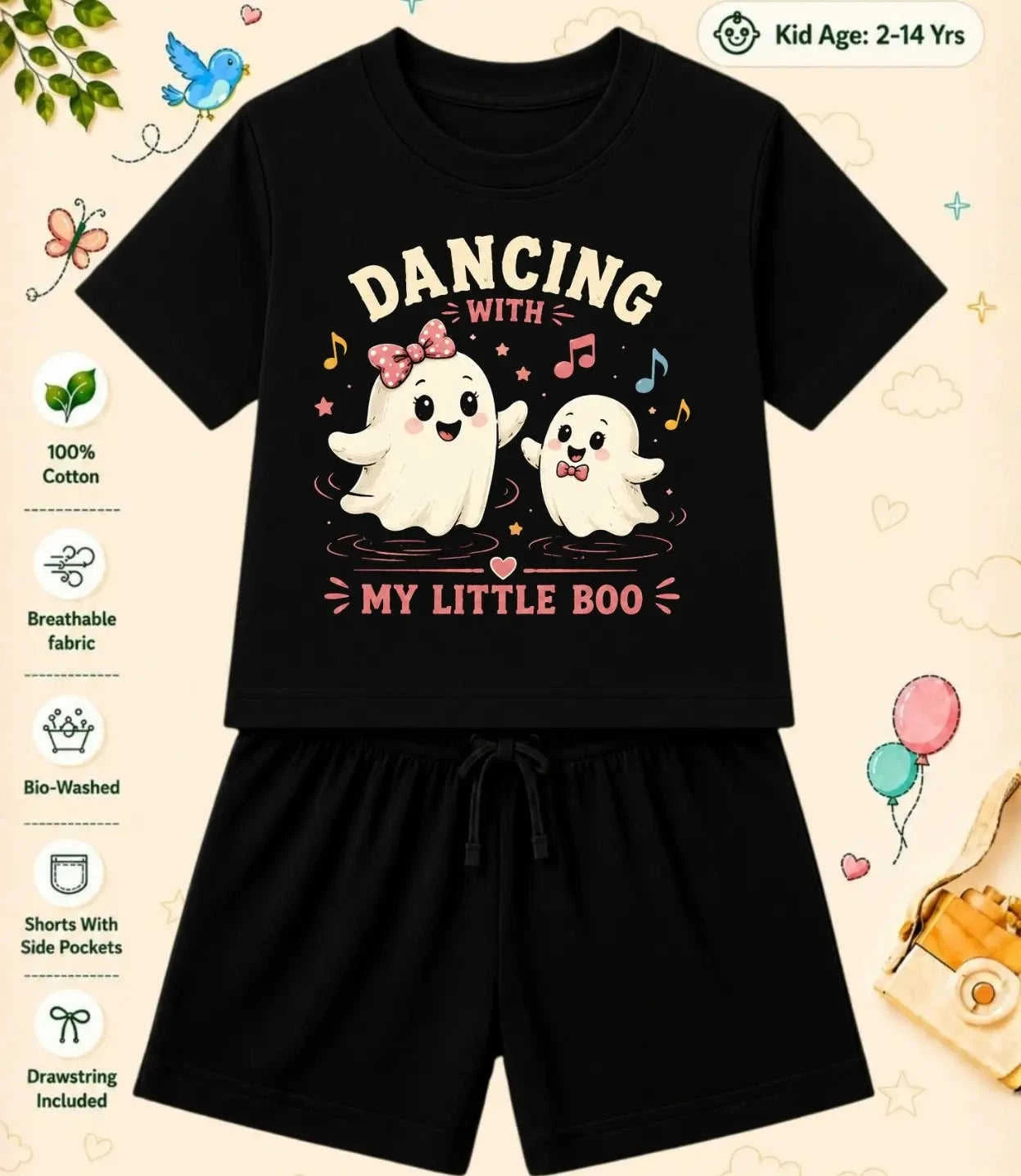 Mom - Dad Supportive Kid Co-ord Set Swiftsoul