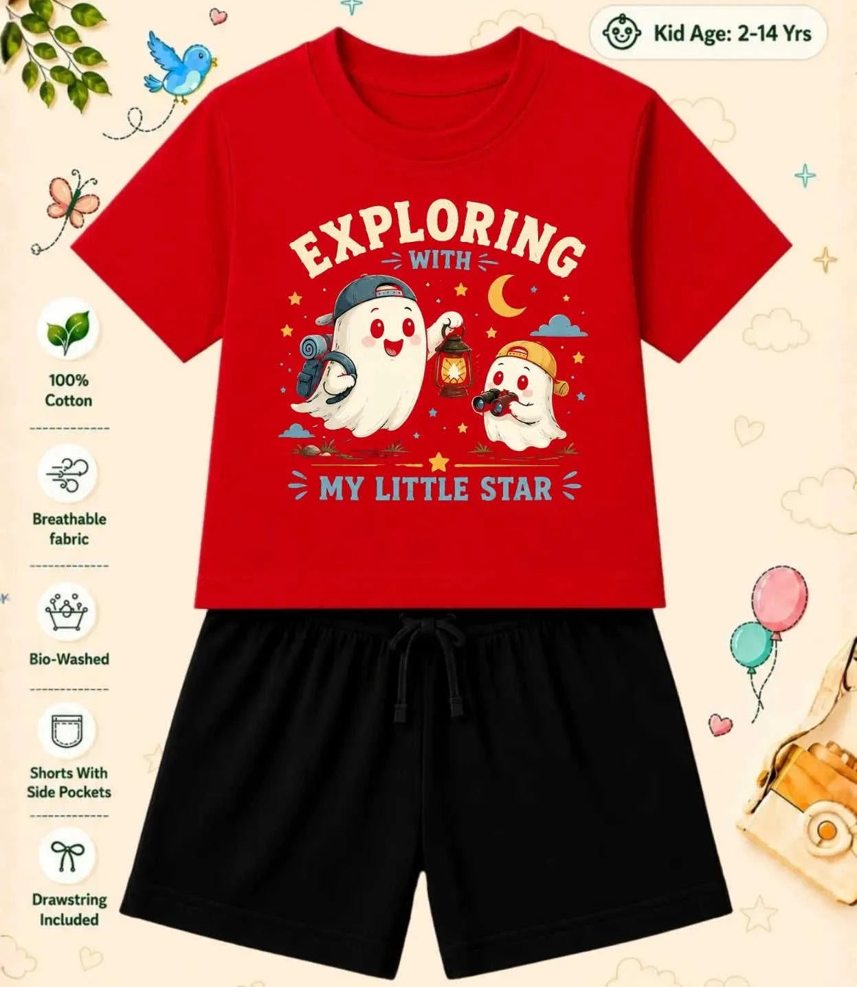 Mom - Dad Supportive Kid Co-ord Set Swiftsoul