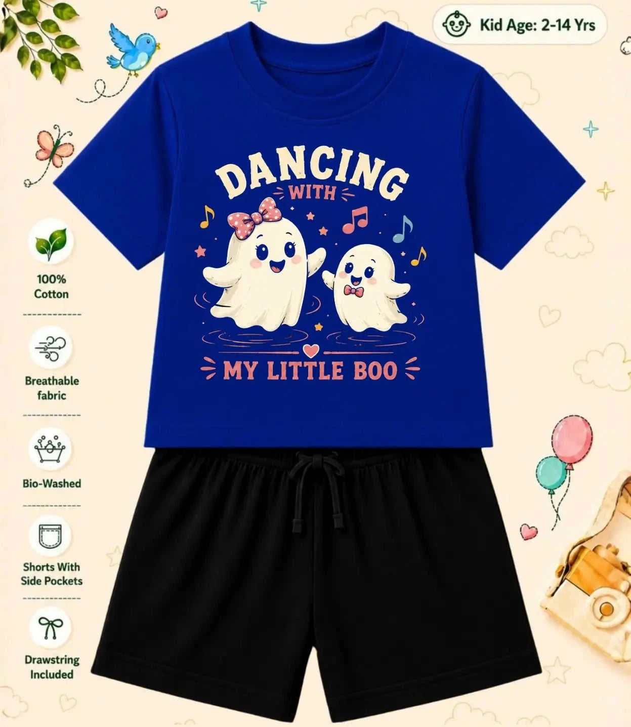 Mom - Dad Supportive Kid Co-ord Set Swiftsoul