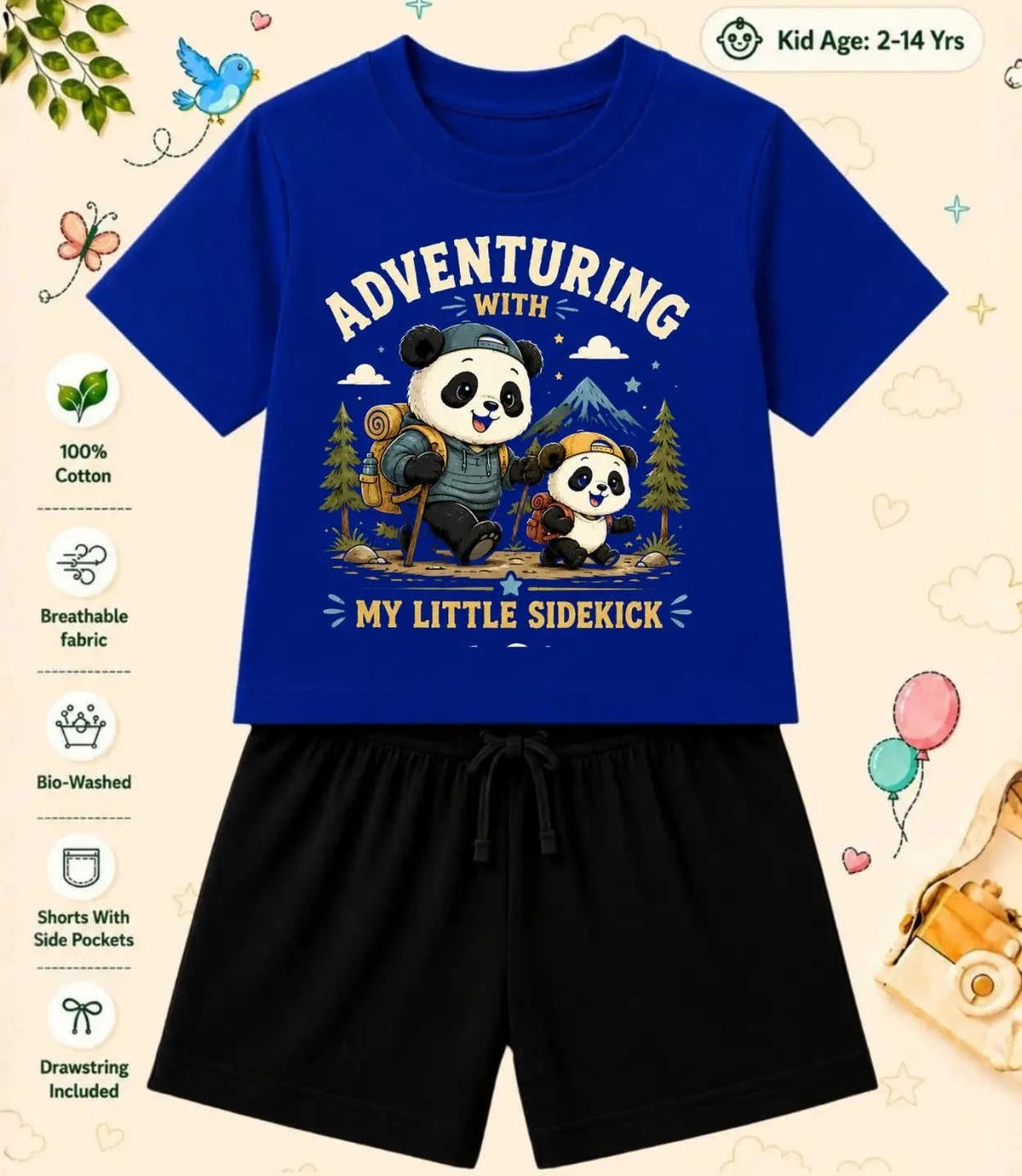 Mom - Dad Supportive Kid Co-ord Set Swiftsoul