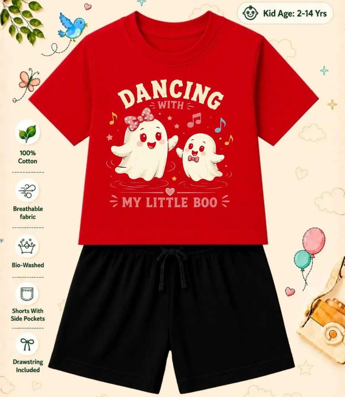 Mom - Dad Supportive Kid Co-ord Set Swiftsoul
