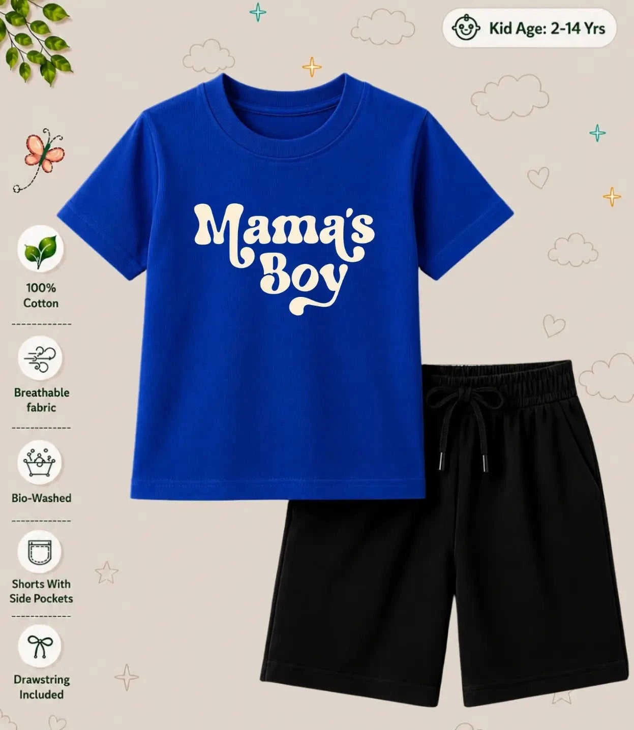 Mom - Dad Treasure Kid Co-ord Set Swiftsoul