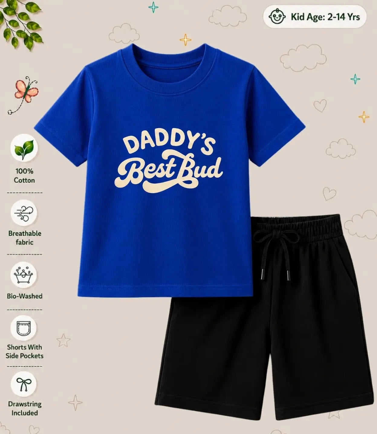 Mom - Dad Treasure Kid Co-ord Set Swiftsoul